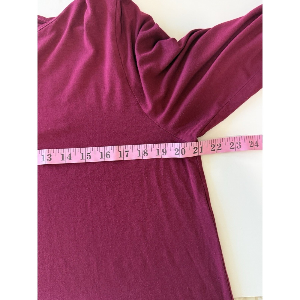 J Jill Wearever Collection Jersey Knit Tunic Top Scoop Neck Relaxed Stretch Lg - Picture 10 of 14